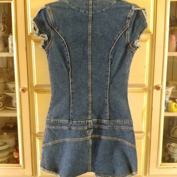 ◀ SOLD ▶JNCO Vintage Jean Jumpsuit Romper - Picture 7 of 16